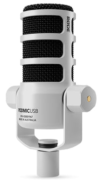 Rode Podmic USB W Micrófono Dinámico Broadcast Blanco 3