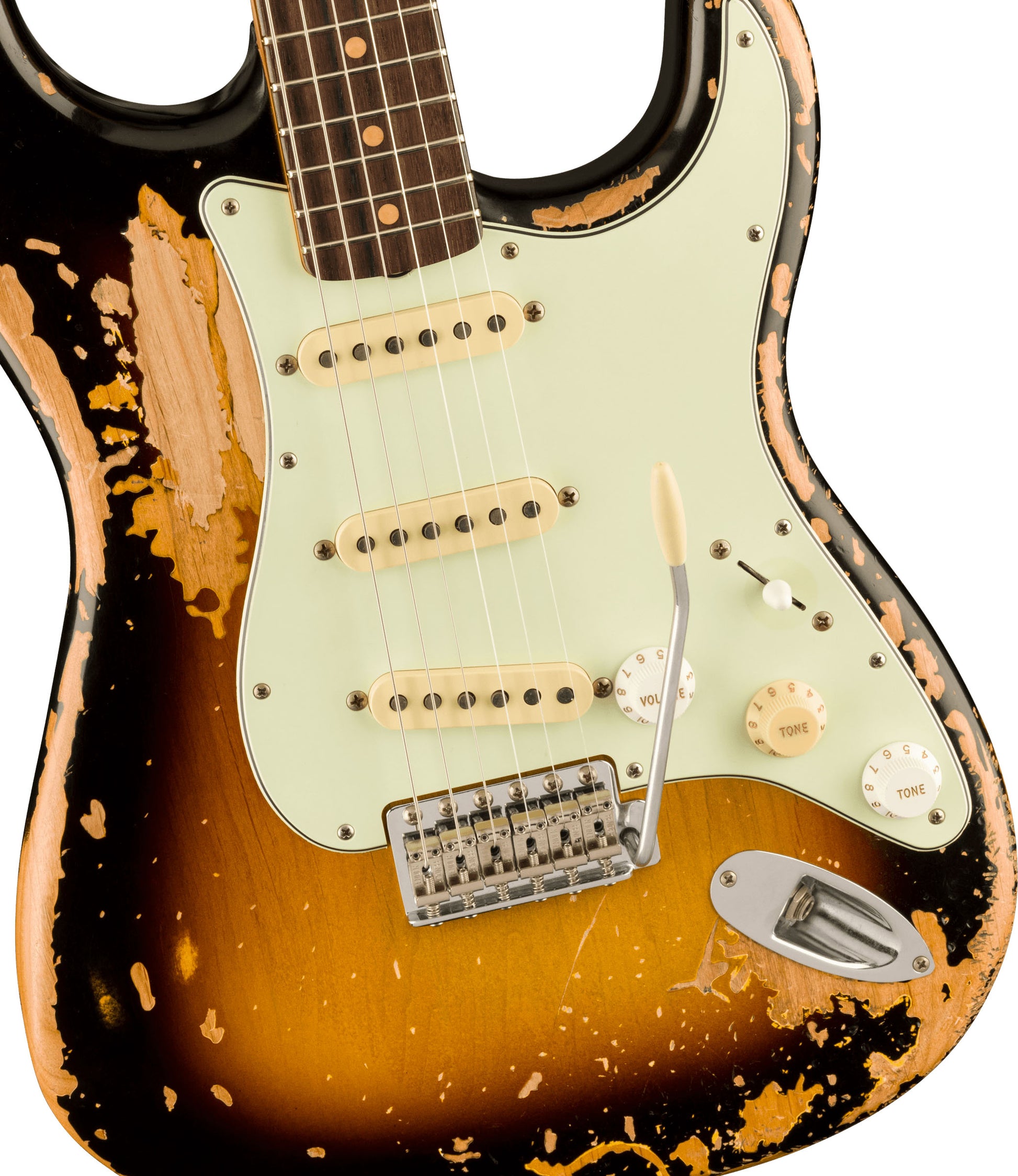 Fender Mike MCcready Stratocaster RW Guitarra Eléctrica 3 Colores Sunburst 4