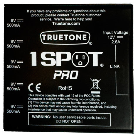 Truetone 1 Spot Pro XP5 Extensión Fuente de Alimentación 3