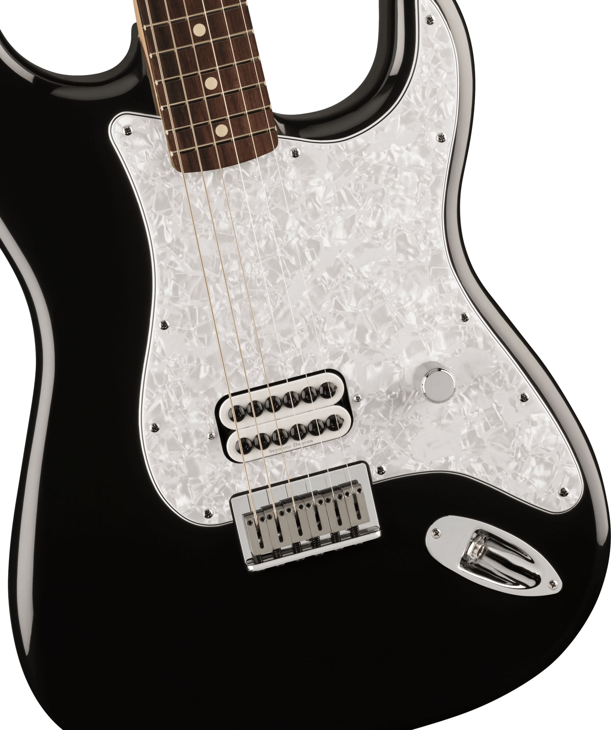 Fender Limited Edition Tom Delonge Stratocaster RW Guitarra Eléctrica Negra 4