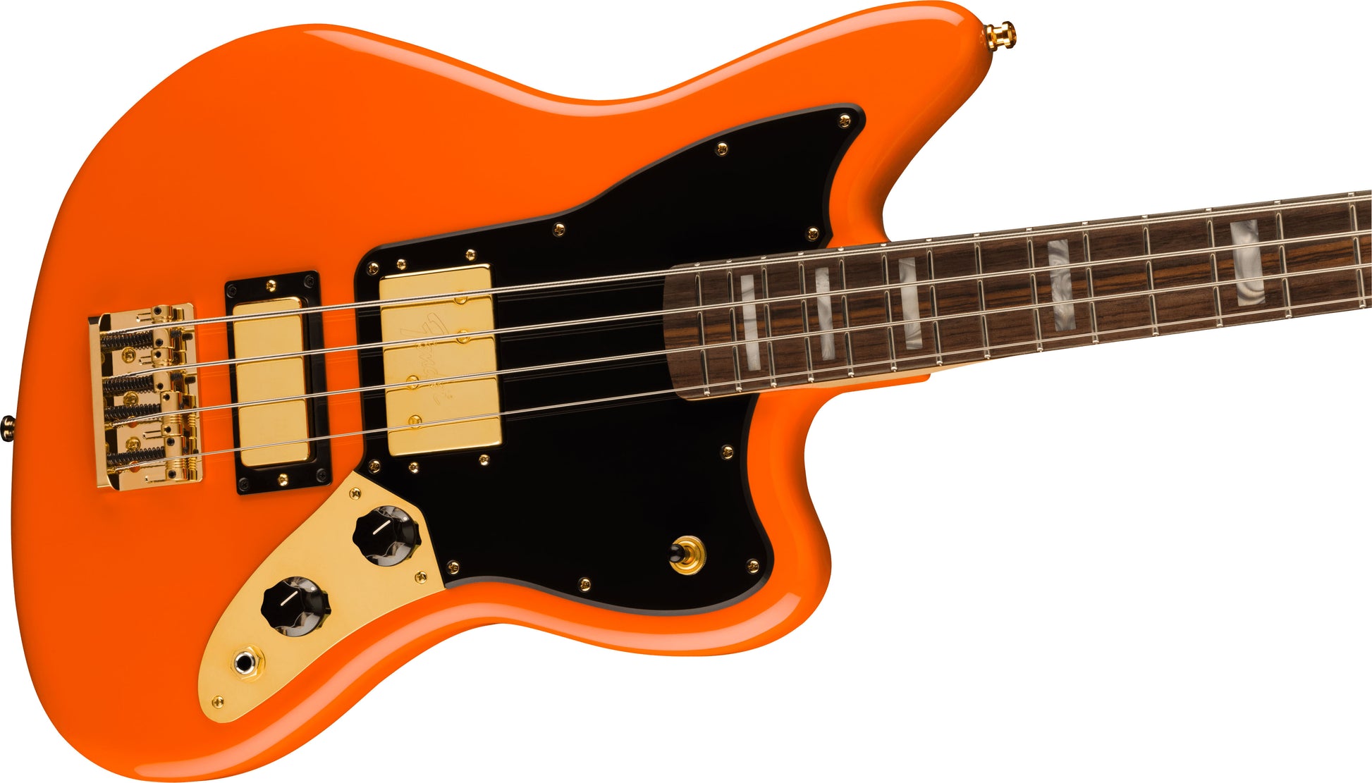 Fender Limited Edition Mike Kerr Jaguar Bass RW Bajo Eléctrico Tigers Blood Orange 3