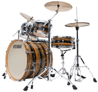 Tama CK52KR+H NET Superstar Classic Batería Acústica con Herrajes Natural Ebony Tiger WRap 2