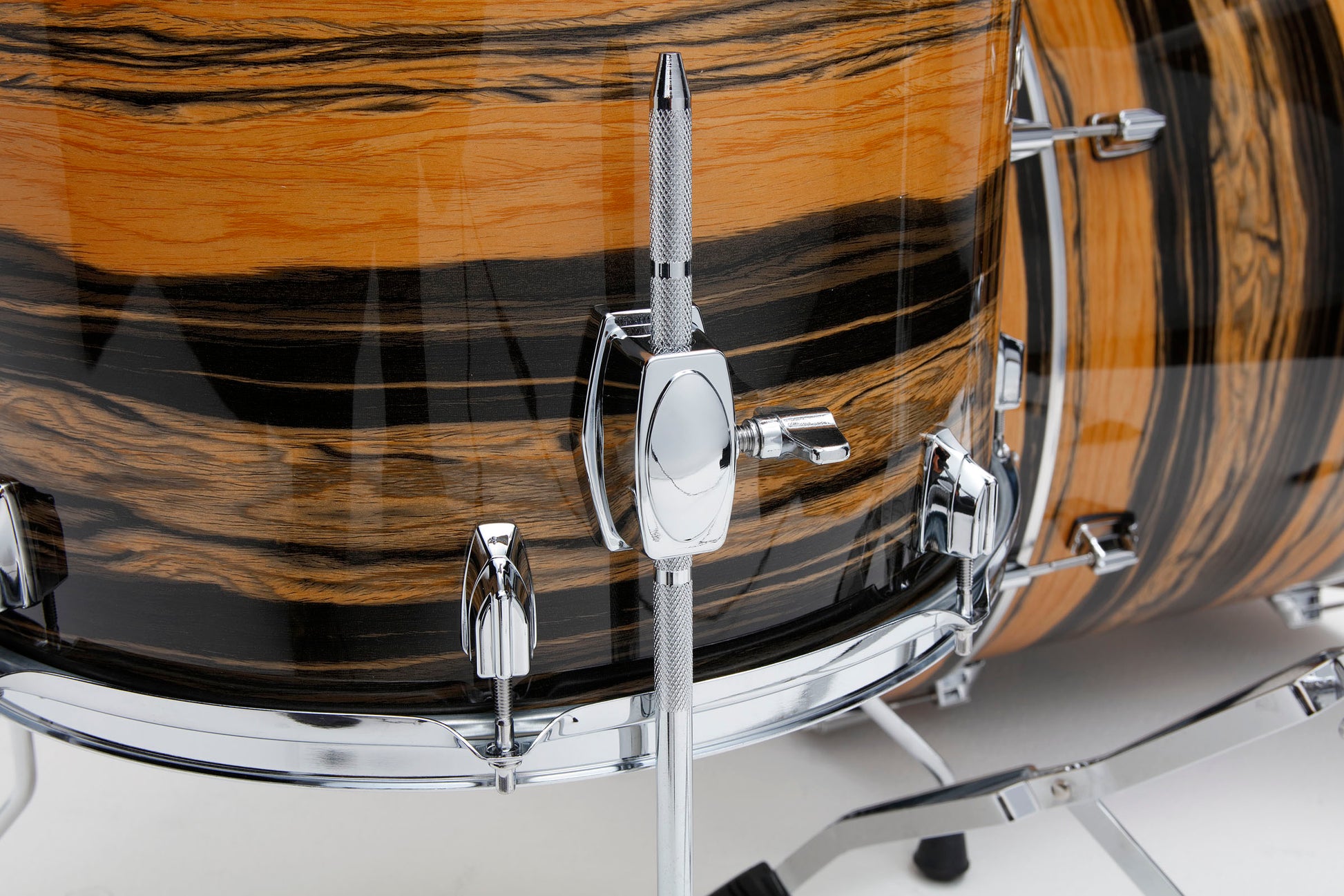 Tama CK52KR+H NET Superstar Classic Batería Acústica con Herrajes Natural Ebony Tiger WRap 6