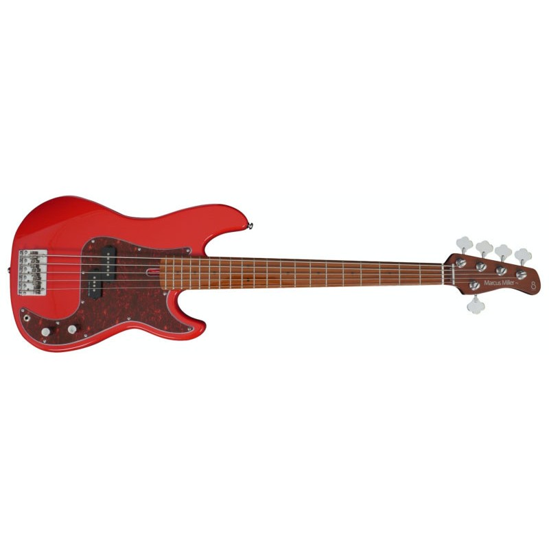 Marcus Miller P5 Alder-5 2nd Gen DRD Bajo Eléctrico 5 Cuerdas Dakota Red 1