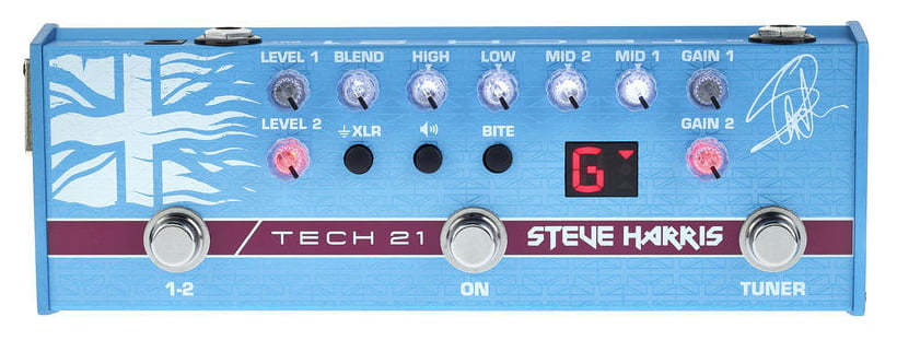 Tech 21 SH1 Signature Steve Harris Pedal Preamplificador para Bajo 1