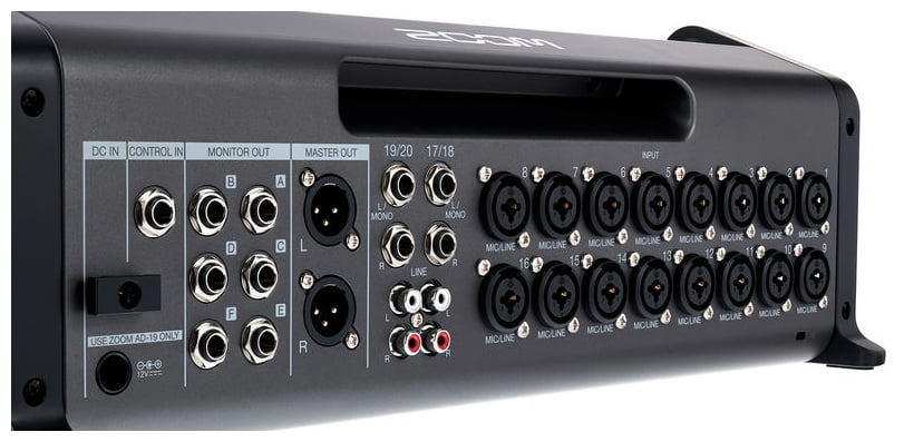 Zoom L-20R Mesa de Mezclas Digital 20 Canales Rack 5