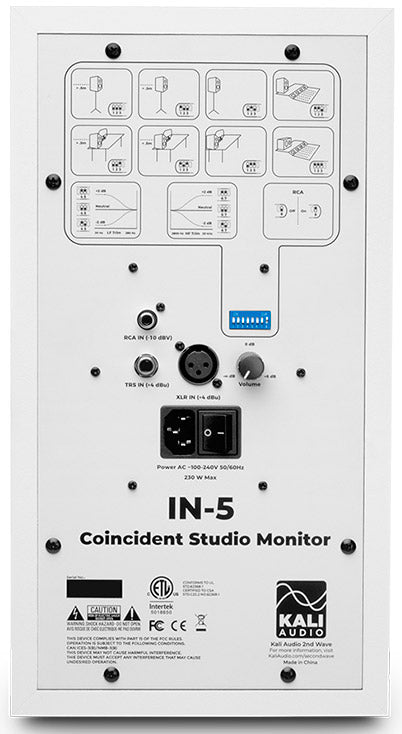 Kali Audio IN5 W Independence Monitor Activo 3 Vías Blanco. Unidad 2