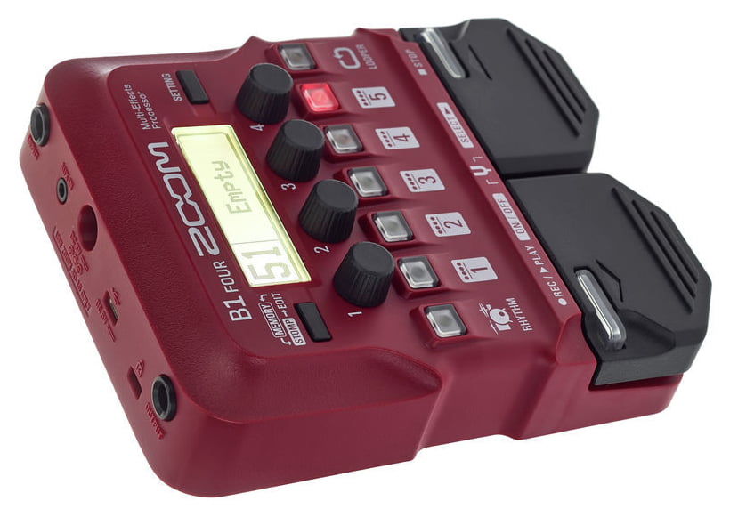 Zoom B1 Four Pedalera Multiefectos para Bajo 6