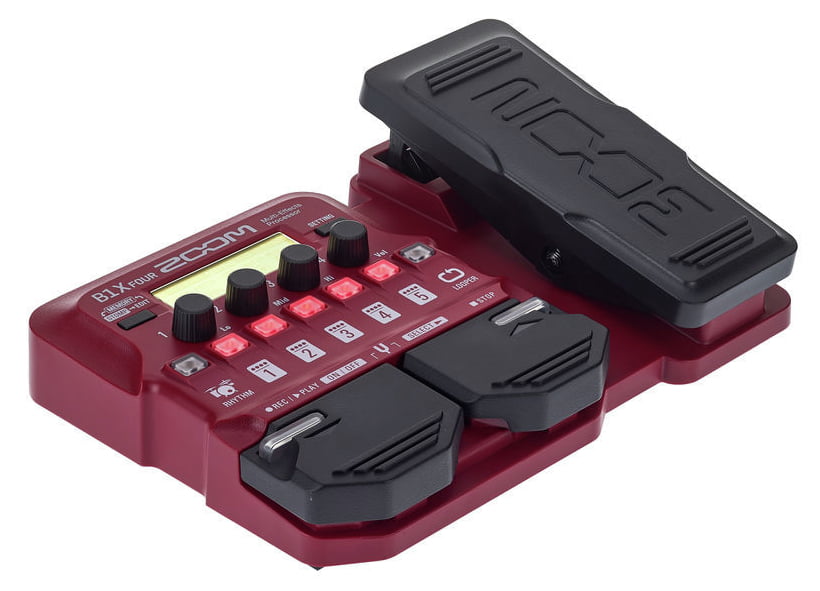 Zoom B1X Four Pedalera Multiefectos para Bajo con Pedal de Expresión 5