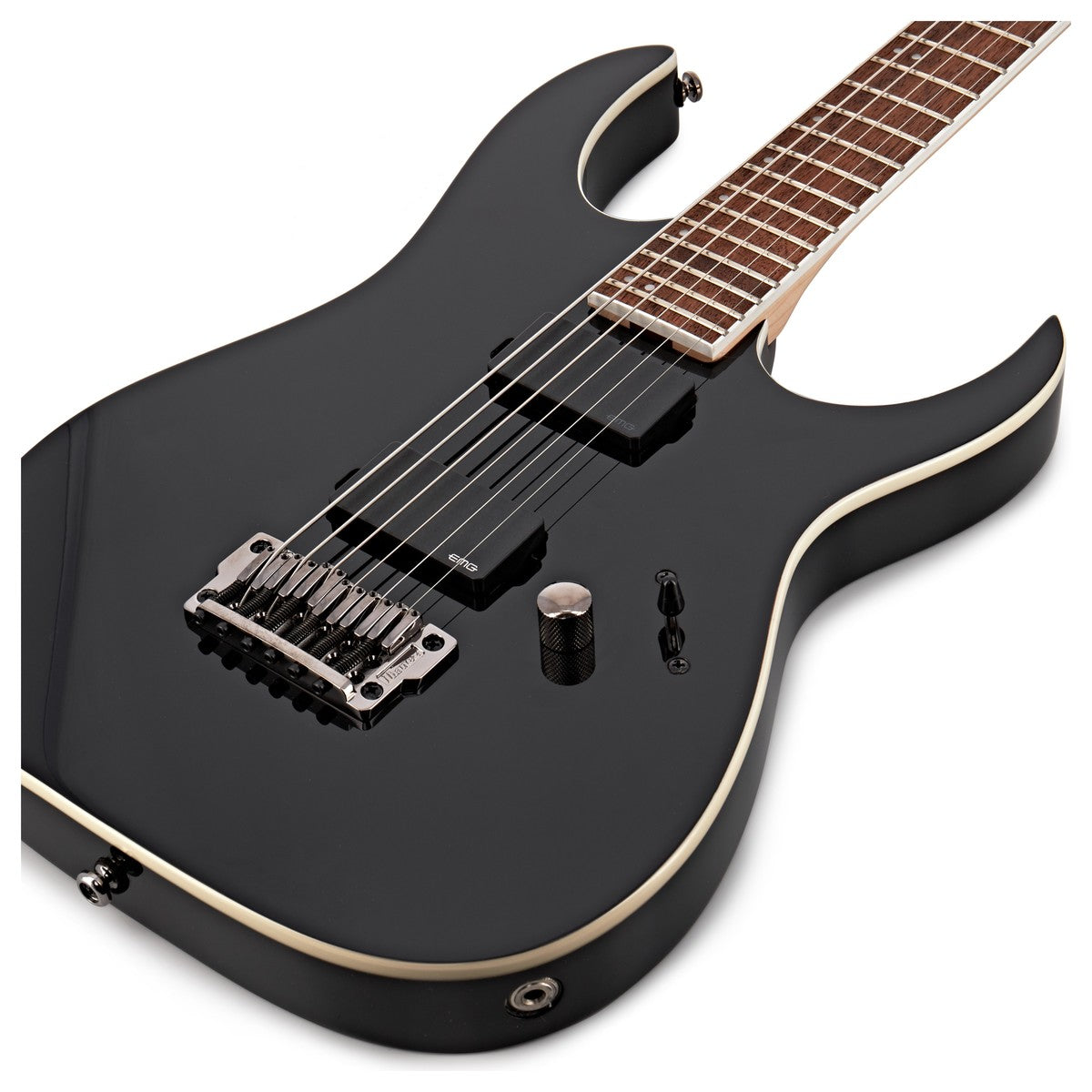 Ibanez RGIB21 BK Iron Label Guitarra Eléctrica Negra 4