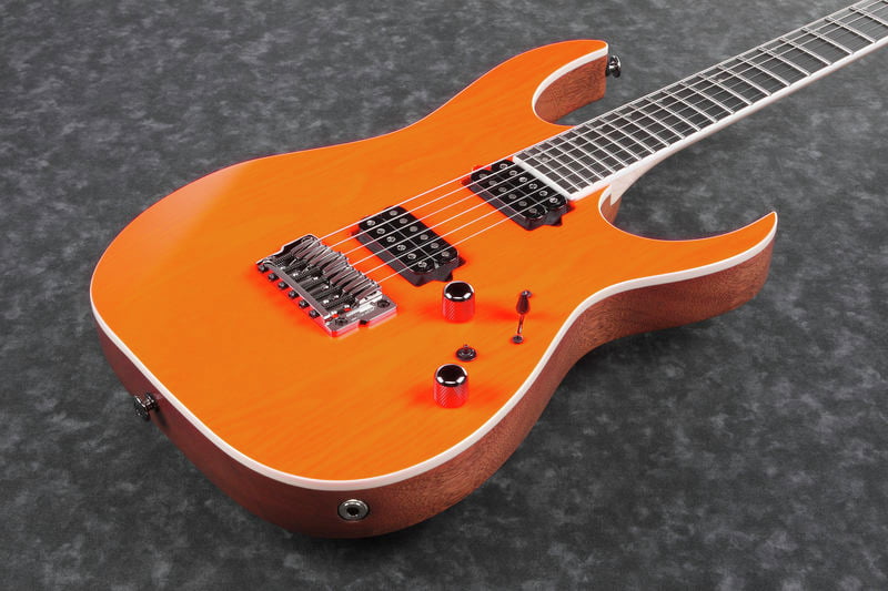 Ibanez RGR5221 TFR Prestige Guitarra Eléctrica Transparent Fluorescent Orange 12