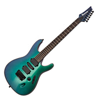 Ibanez S671ALB BCM Axion Label Guitarra Eléctrica Blue Chameleon 8