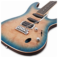 Ibanez SA460MBW SUB Guitarra Eléctrica Sunset Blue Burst 7