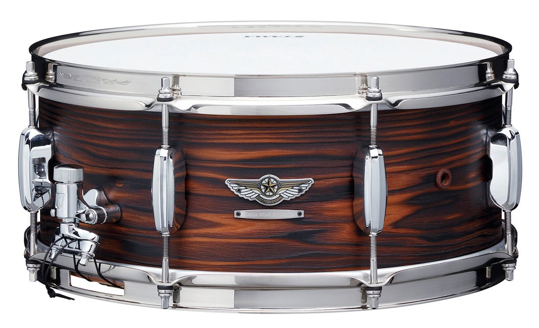 Tama TLJC146-BOC Star Reserve Solid Japanese Cedar Caja Batería 14X6 Burnt Oiled Cedar 1