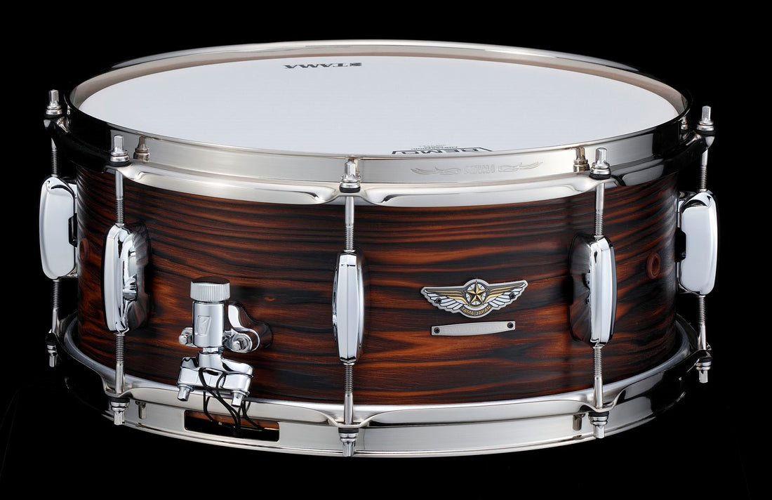 Tama TLJC146-BOC Star Reserve Solid Japanese Cedar Caja Batería 14X6 Burnt Oiled Cedar 2