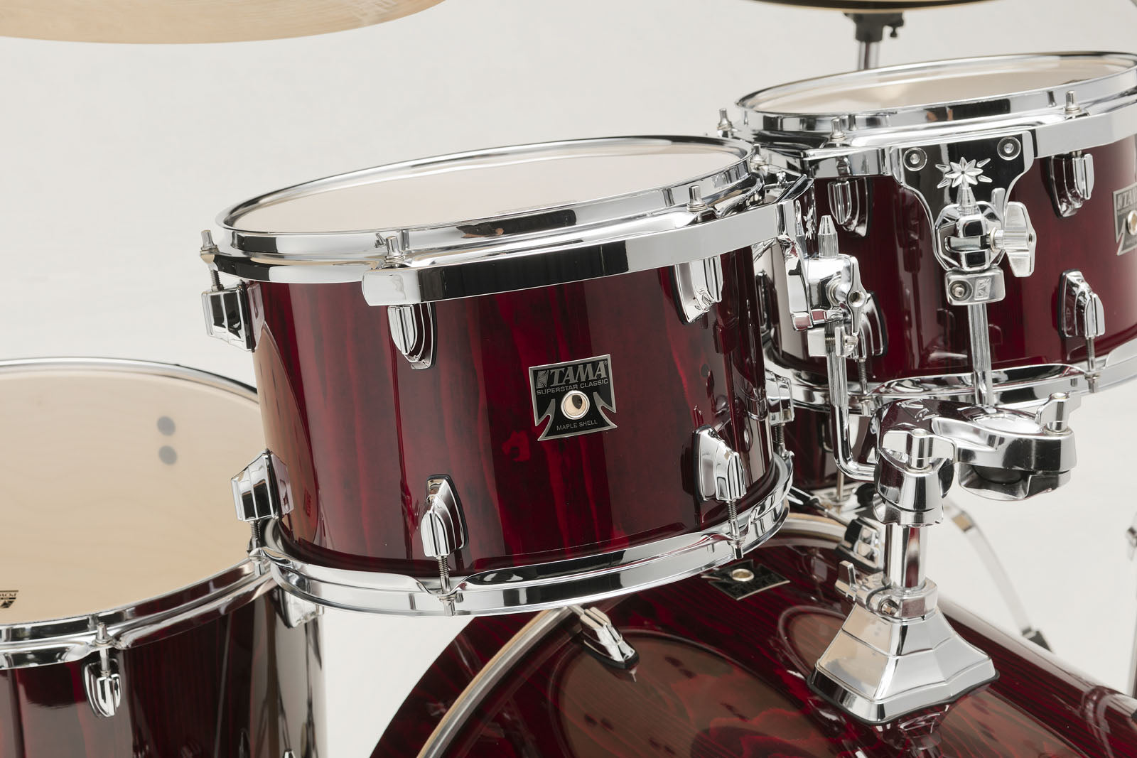 Tama CL52KRS PGGP Superstar Classic Batería Acústica Gloss Garnet Lacebark Pine 17