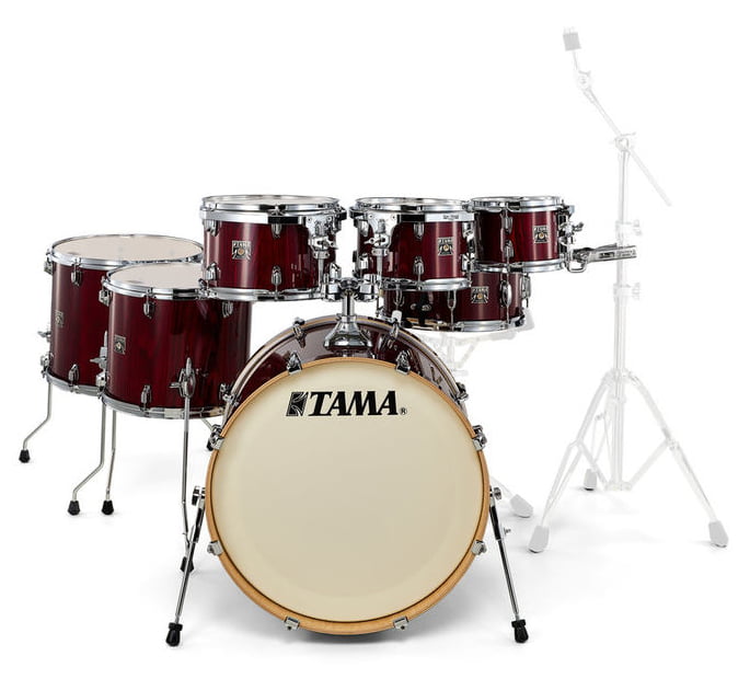 Tama CL72RS PGGP Superstar Classic Batería Acústica Gloss Garnet Lacebark Pine 2