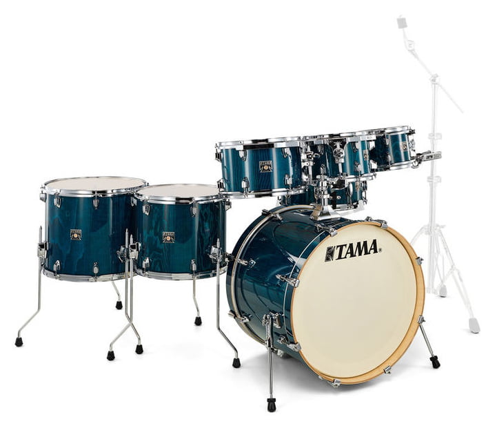 Tama CL72RS PGHP Superstar Classic Batería Acústica Gloss Sapphire Lacebark Pine 1