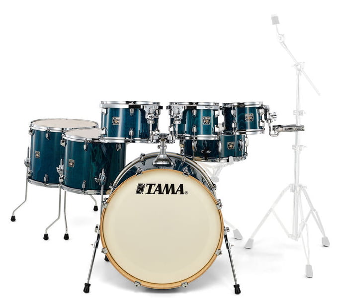 Tama CL72RS PGHP Superstar Classic Batería Acústica Gloss Sapphire Lacebark Pine 2