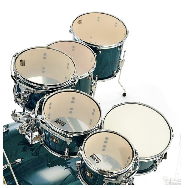 Tama CL72RS PGHP Superstar Classic Batería Acústica Gloss Sapphire Lacebark Pine 6