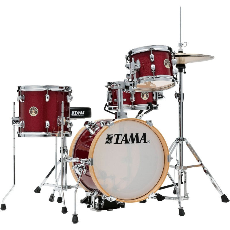 Tama LJK44H4 CPM Club Jam Flyer Batería Acústica Compacta con Herrajes Candy Apple Mist 1