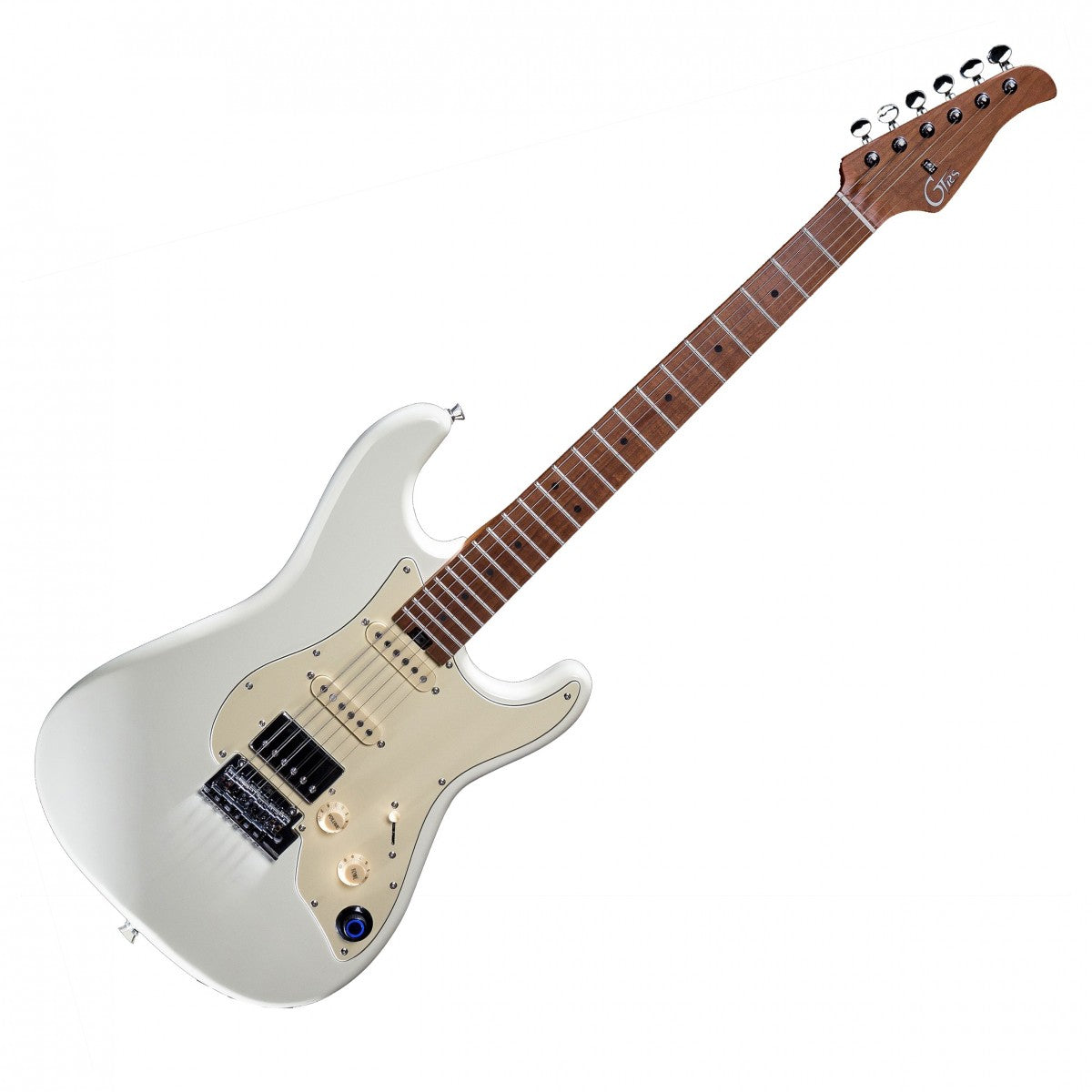 Mooer GTRS S801 WH Guitarra Eléctrica con Efectos Blanca 8