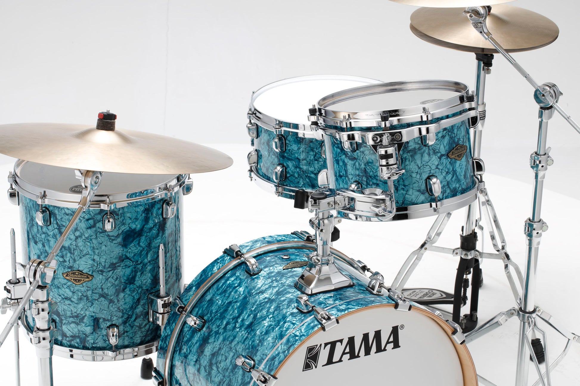 Tama WBR30RS TQP Starclassic Walnut Birch Batería Acústica Turquoise Pearl 4