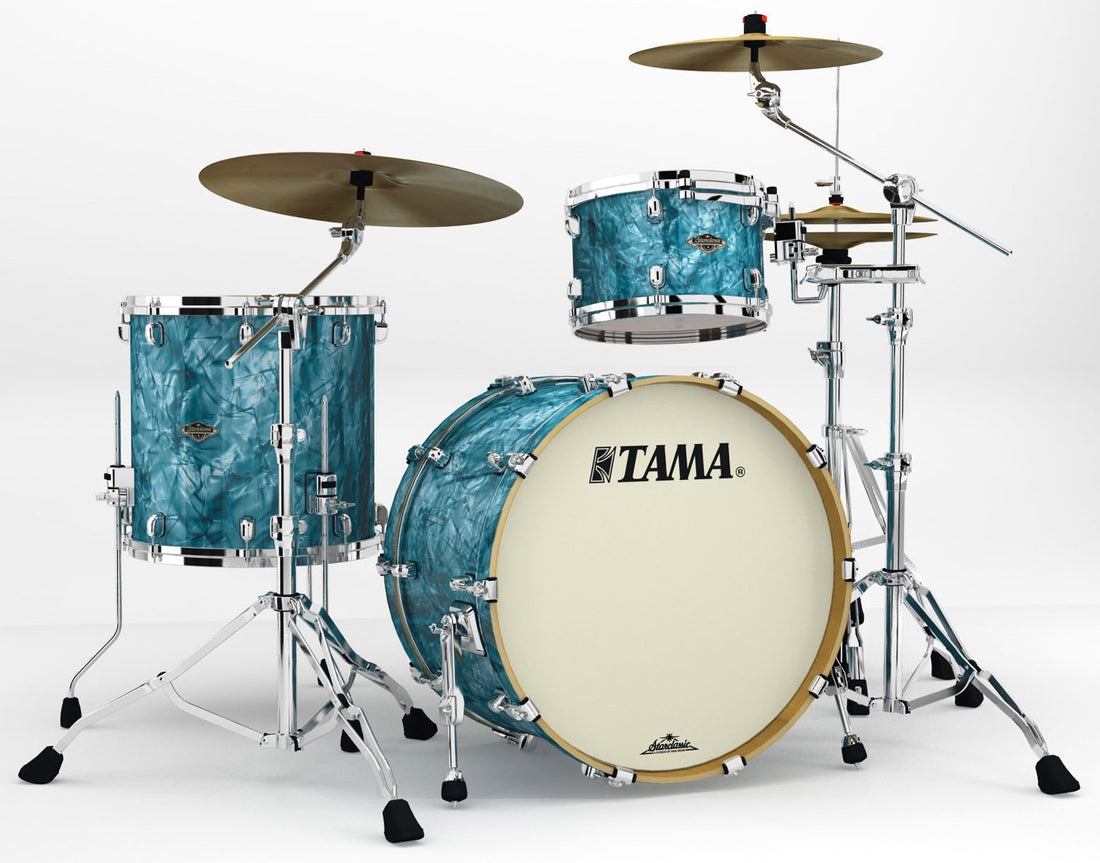 Tama WBR32RZS TQP Starclassic Walnut Birch Batería Acústica Turquoise Pearl 1