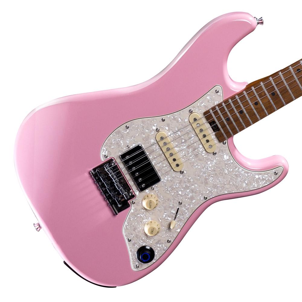 Mooer GTRS S801 PK Guitarra Eléctrica con Efectos Rosa 3