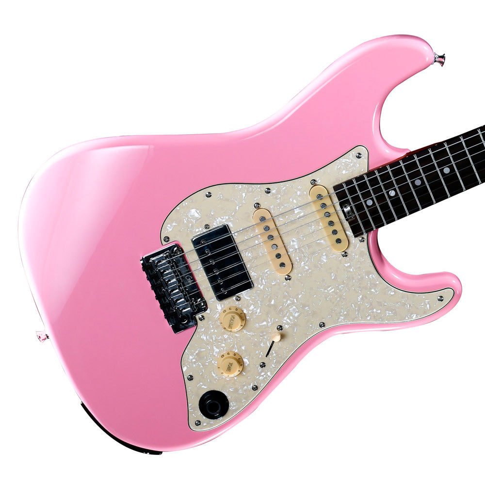 Mooer GTRS S800 PK Guitarra Eléctrica con Efectos Rosa 2