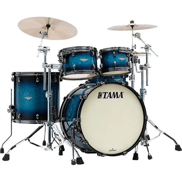 Tama MA42TZBNS MEB Starclassic Maple Batería Acústica Molten Electric Blue Burst 2