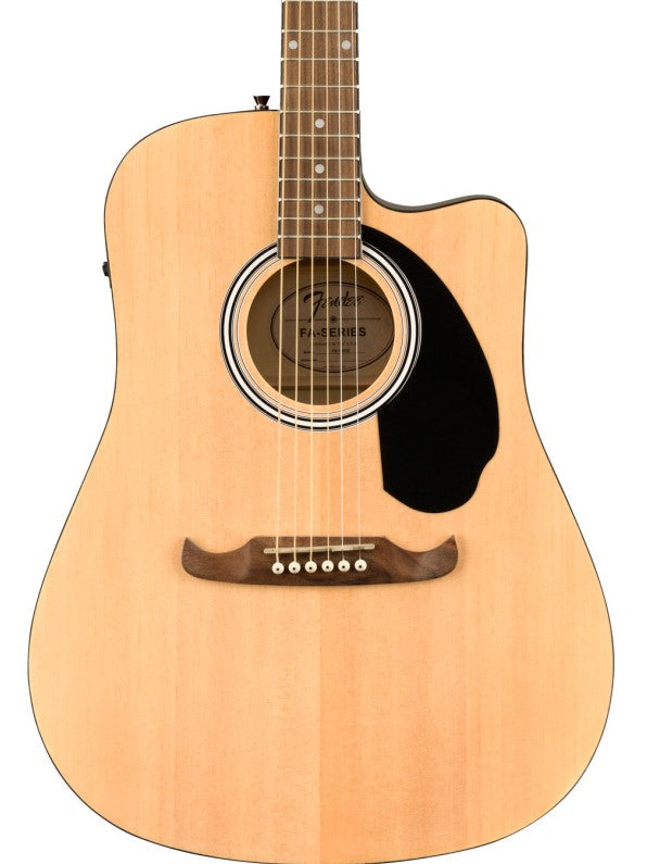 Fender FA125CE 2022 WN Guitarra Electroacústica Dreadnought Natural 4