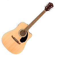 Fender FA125CE 2022 WN Guitarra Electroacústica Dreadnought Natural 10