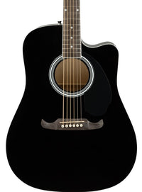 Fender FA125CE 2022 WN Guitarra Electroacústica Dreadnought Negra 3