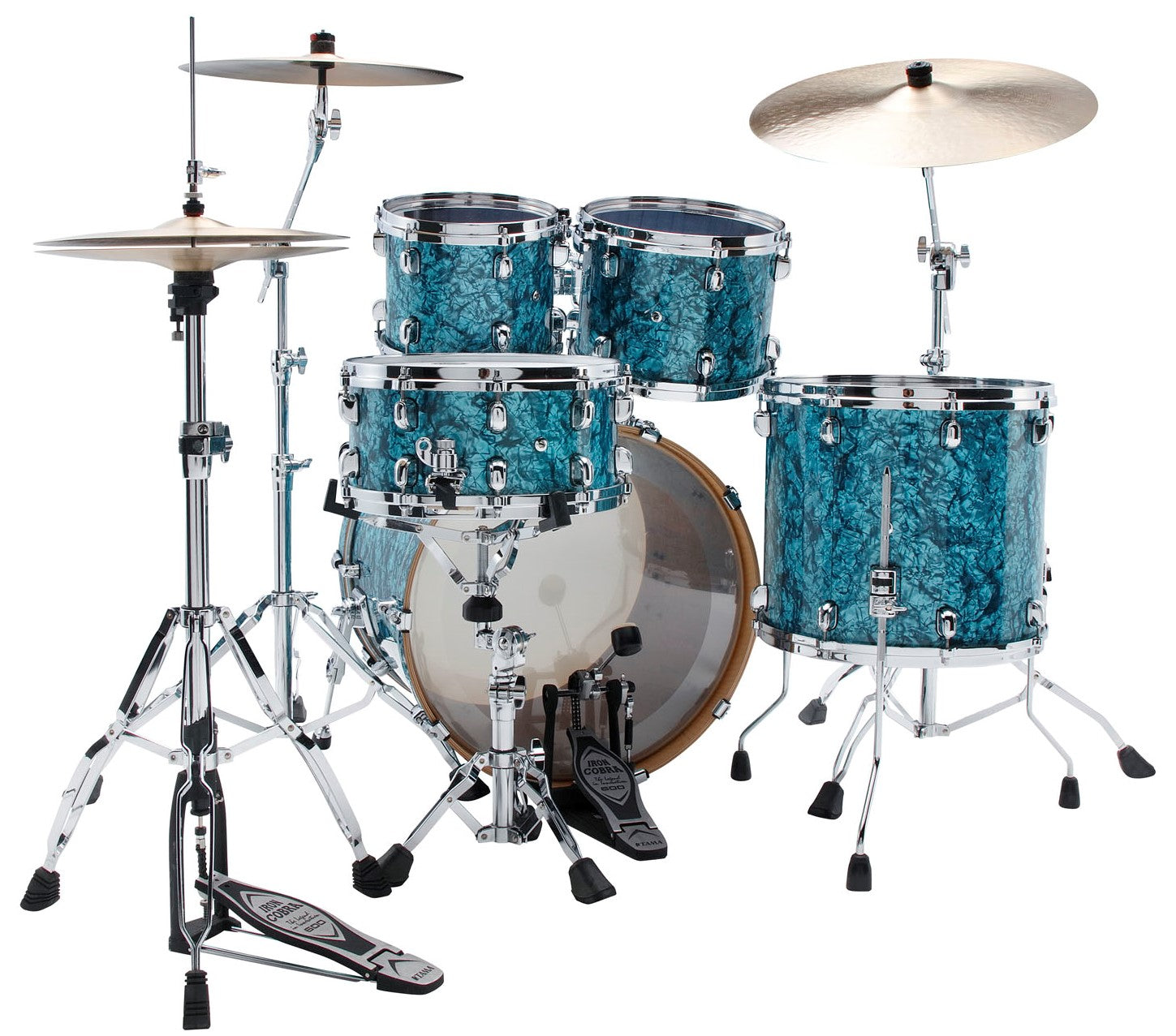 Tama WBR42S TQP Starclassic Walnut Birch Batería Acústica Turquoise Pearl 3