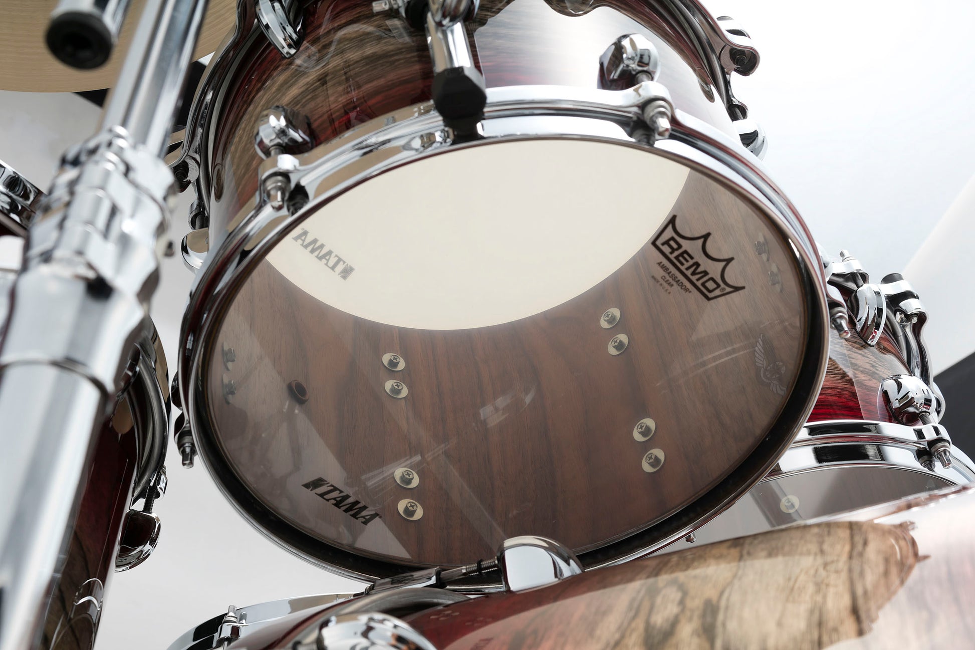 Tama TW42RZS AGJB Star Walnut Batería Acústica Garnet Japanese Sen Burst 5