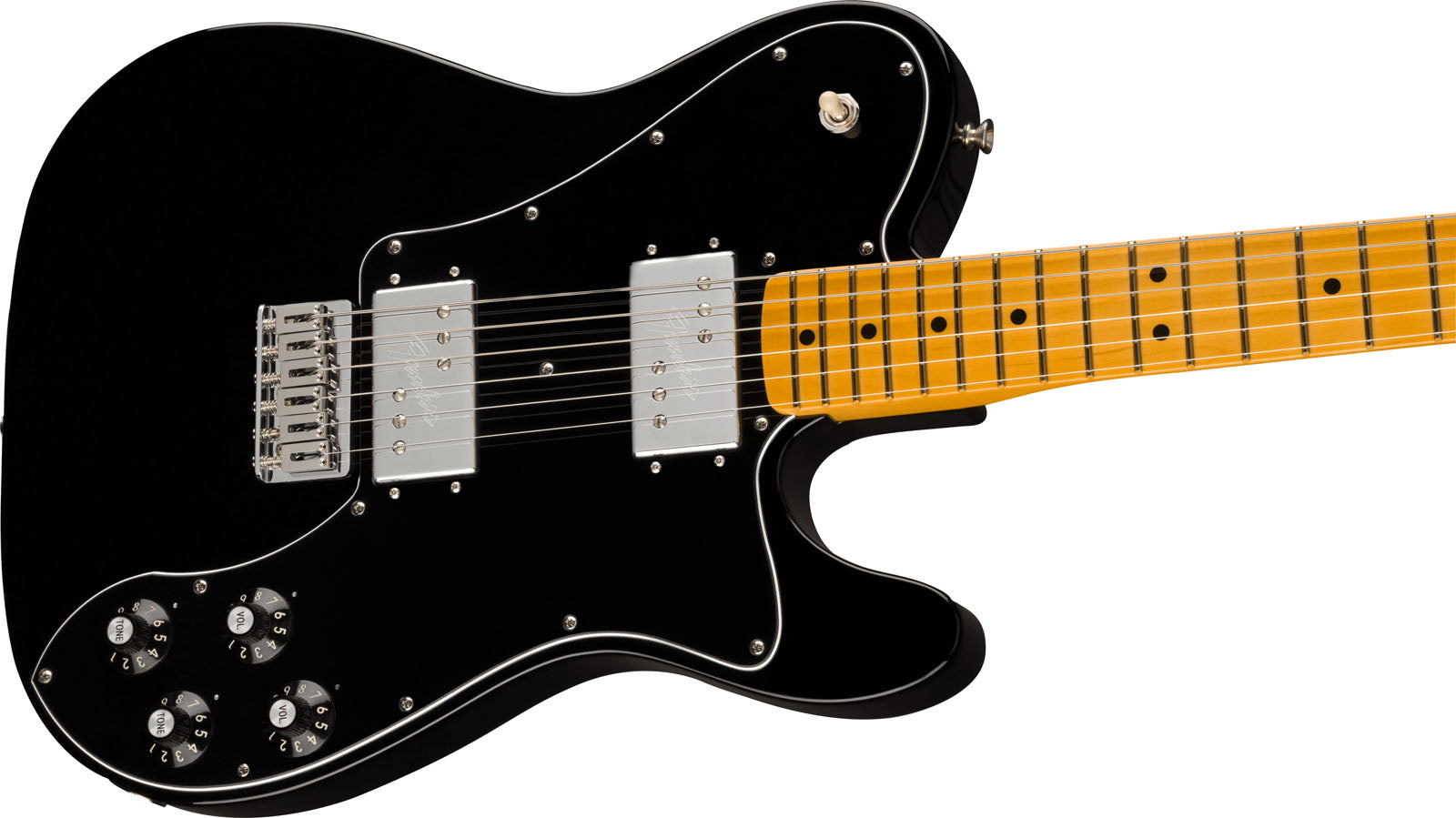 Fender American Vintage II 1975 Telecaster Deluxe MN Guitarra Eléctrica Negra 3