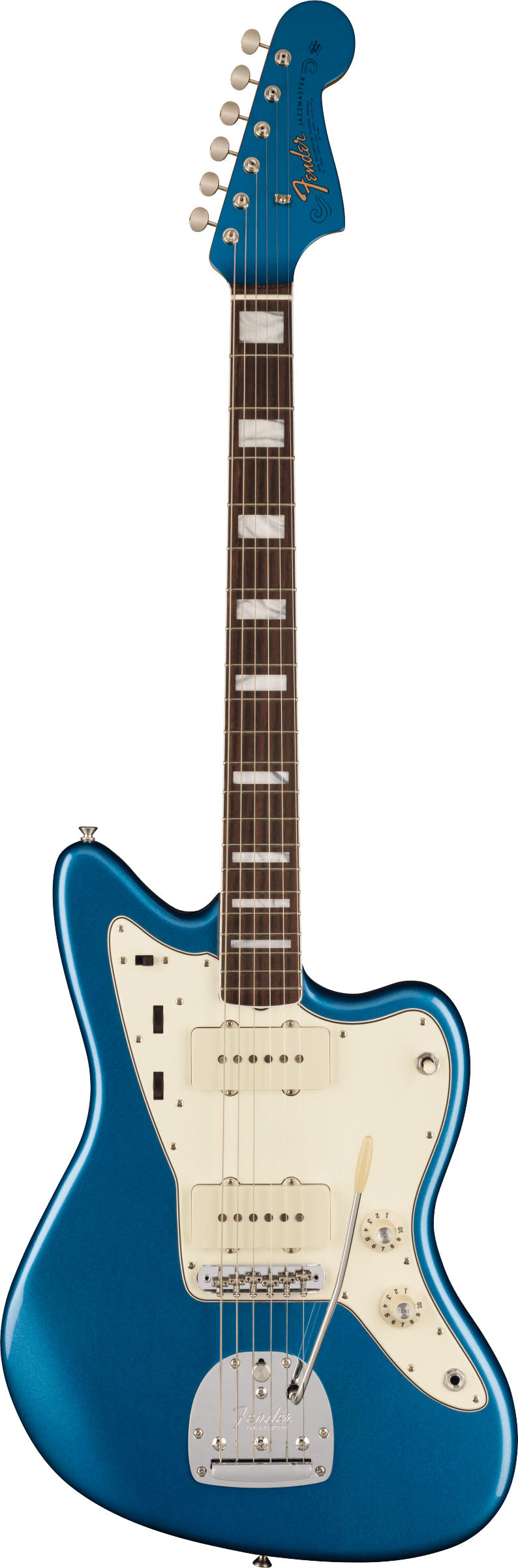 Fender American Vintage II 1966 Jazzmaster RW Guitarra Eléctrica Lake Placid Blue 1