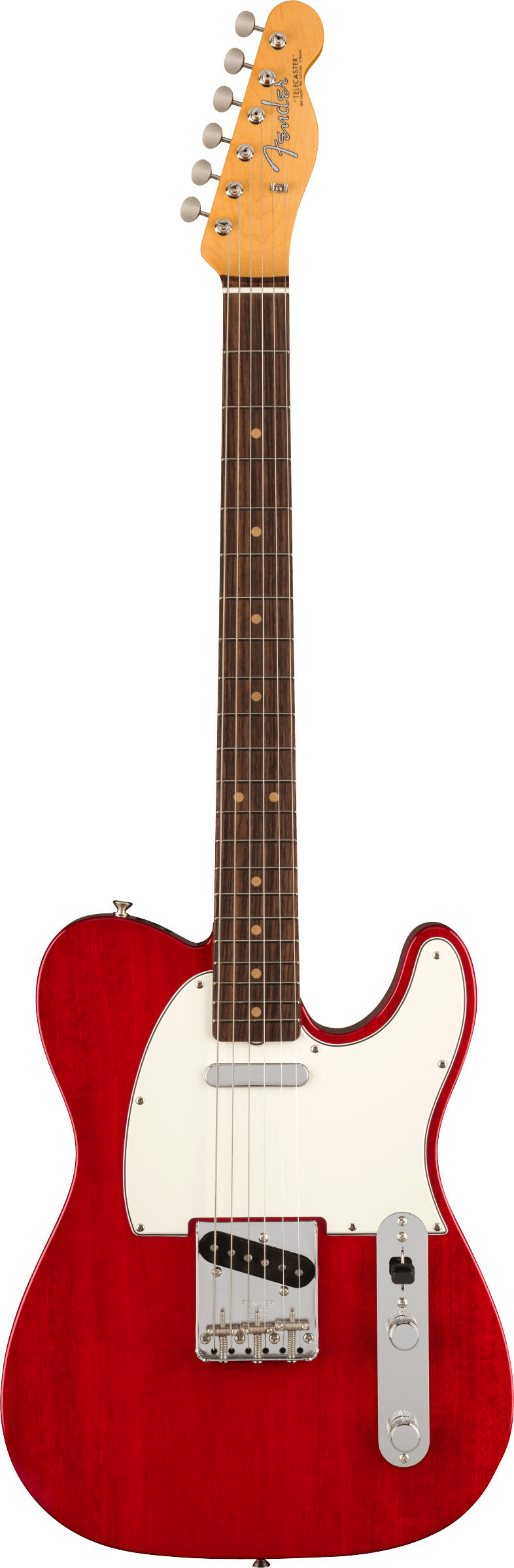 Fender American Vintage II 1963 Telecaster RW Guitarra Eléctrica Crimson Red Transparent 1