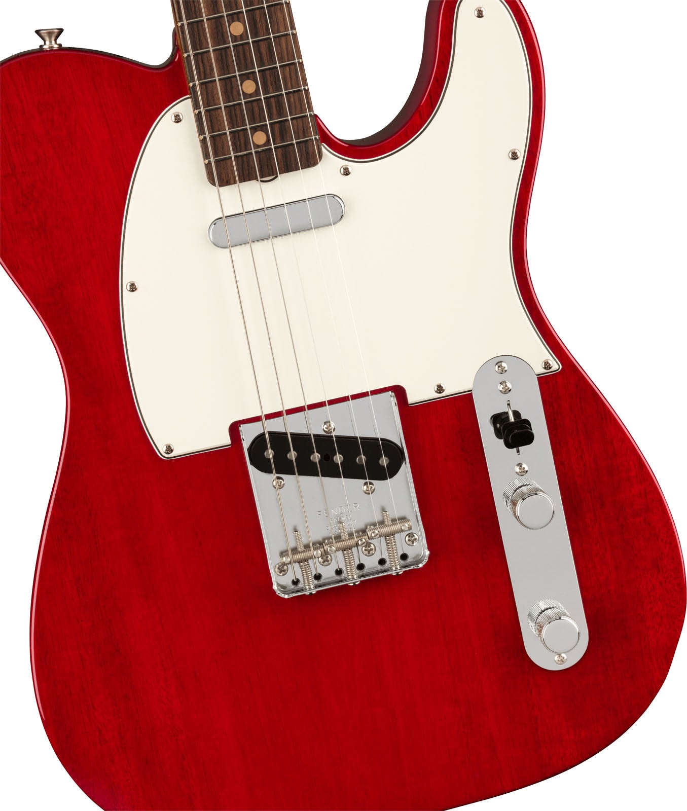 Fender American Vintage II 1963 Telecaster RW Guitarra Eléctrica Crimson Red Transparent 4