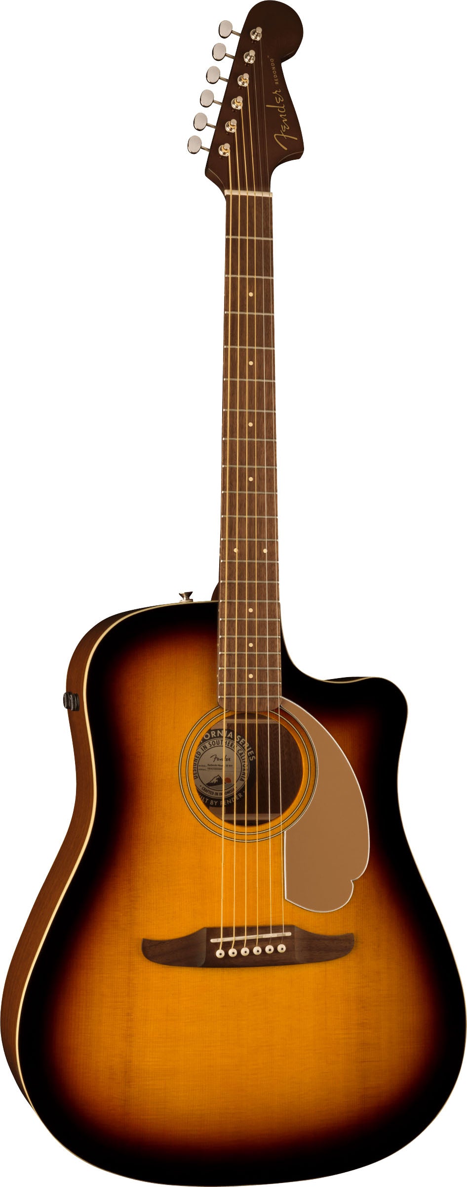 Fender Redondo Player WN Guitarra Electroacústica Sunburst 2