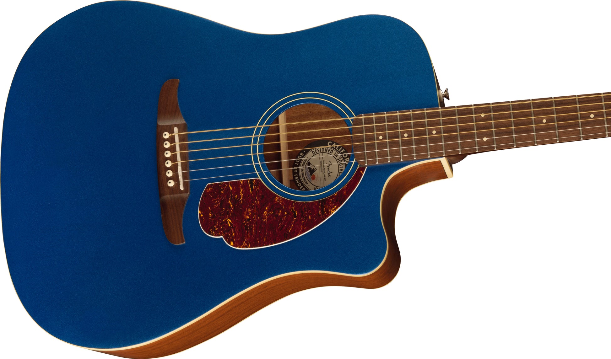 Fender Redondo Player WN Guitarra Electroacústica Lake Placid Blue 4