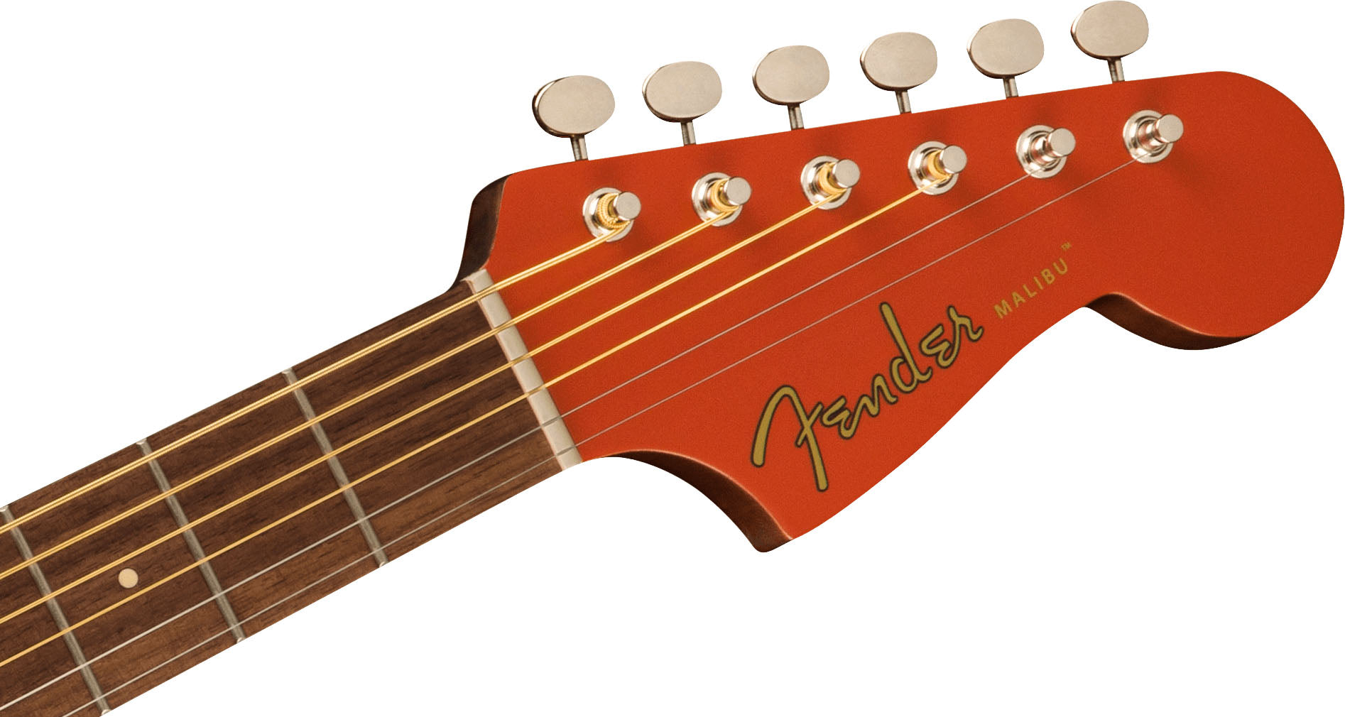 Fender Malibu Player WN Guitarra Electroacústica Fiesta Red 6