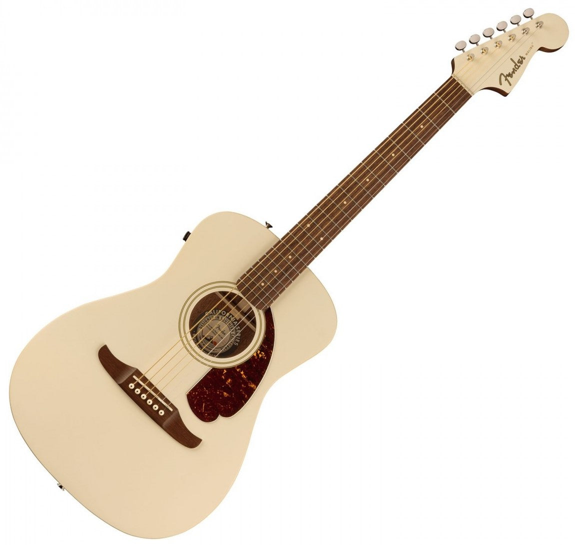 Fender Malibu Player WN Guitarra Electroacústica Olympic White 8