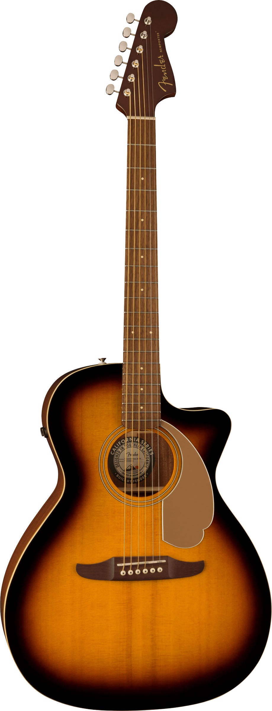 Fender Newporter Player WN Guitarra Electroacústica Sunburst 2