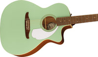 Fender Newporter Player WN Guitarra Electroacústica Surf Green 4