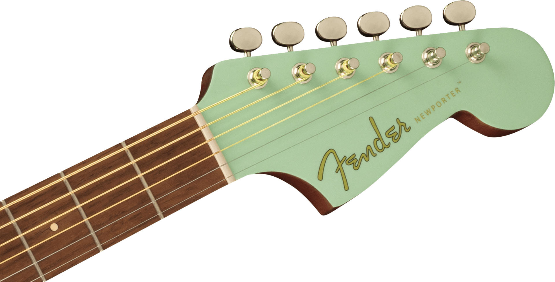 Fender Newporter Player WN Guitarra Electroacústica Surf Green 6