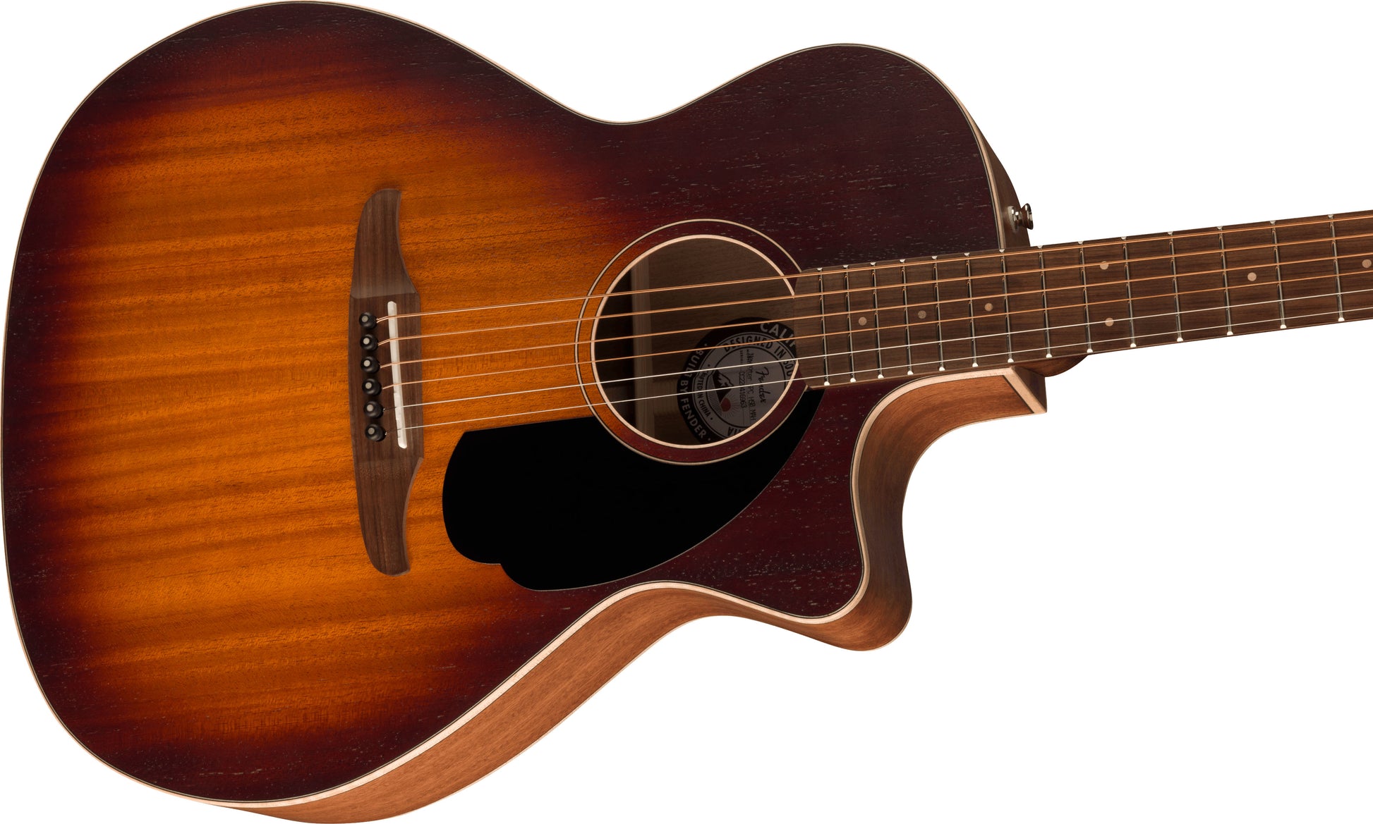 Fender Newporter Special PF Guitarra Electroacústica Honey Burst 4