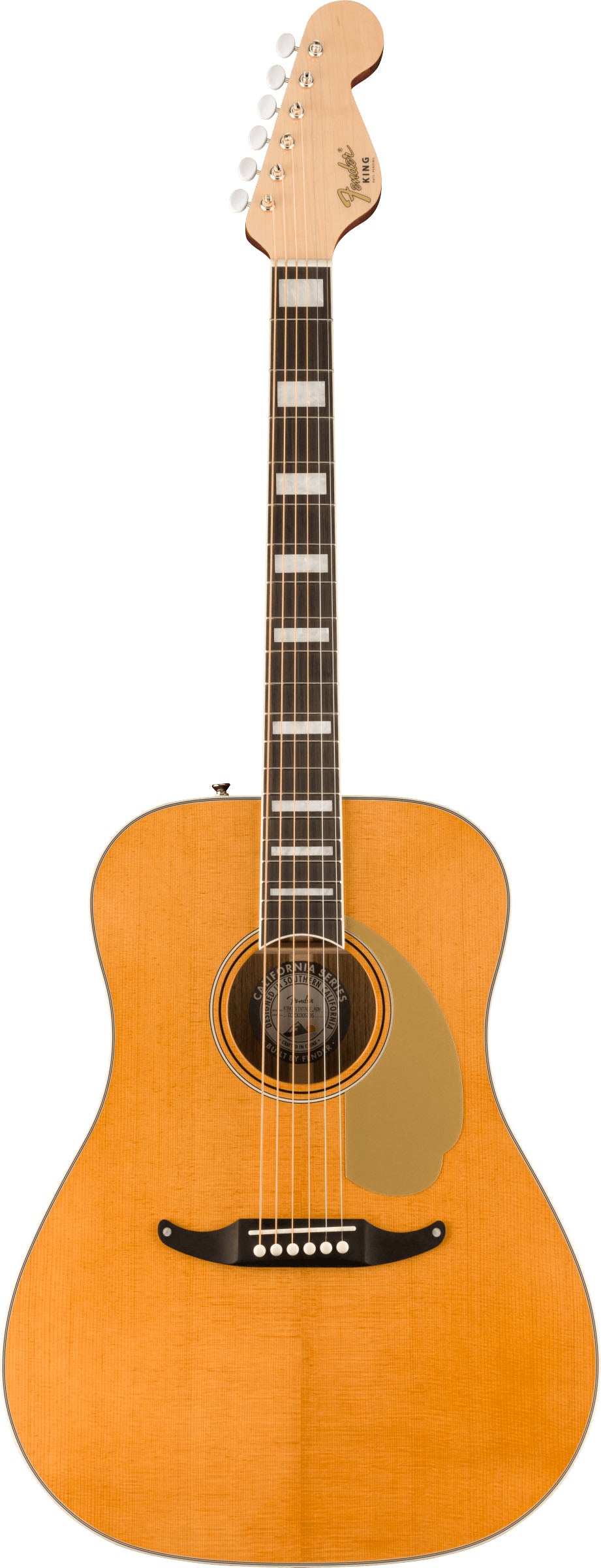 Fender King Vintage OV Guitarra Electroacústica Dreadnought Aged Natural 1