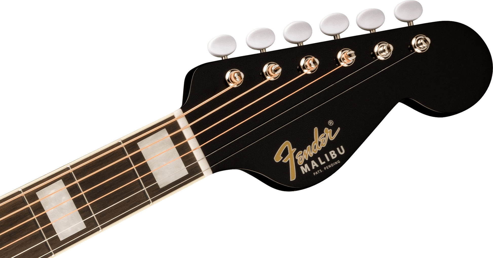 Fender Malibu Vintage OV Guitarra Electroacústica Negra 6